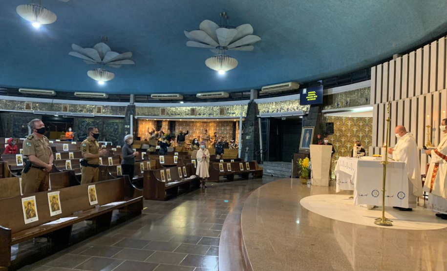 Missa de Ação de Graças pelos 166 anos da PM retoma tradição da Corporação com cerimônia no Santuário Nossa Senhora do Perpétuo Socorro