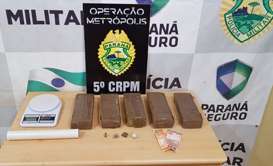 Com a Operação Metrópolis, PM prende 108 pessoas e apreende mais de 400 quilos de maconha