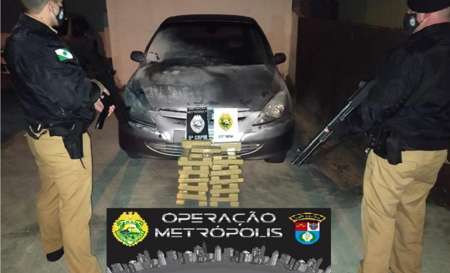 Com a Operação Metrópolis, PM prende 108 pessoas e apreende mais de 400 quilos de maconha