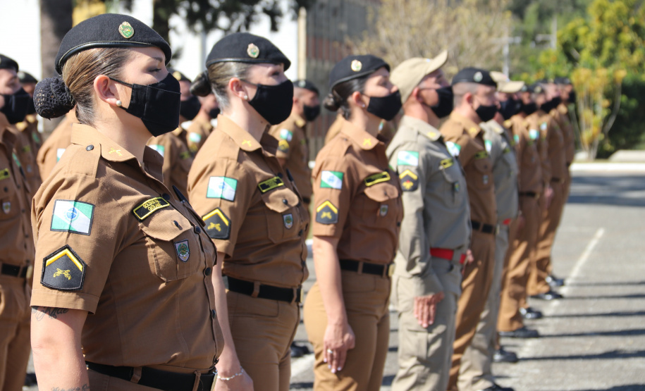 PM forma 47 novos soldados durante solenidade do aniversário de 166 anos