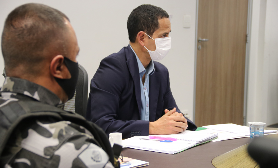 Assinatura de termo entre SESP, BOPE e prefeitura de Piraquara