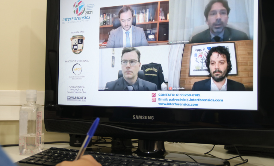 Webnário trata de Conferência Internacional de Ciências Forenses que acontecerá em Curitiba (PR) ano que vem