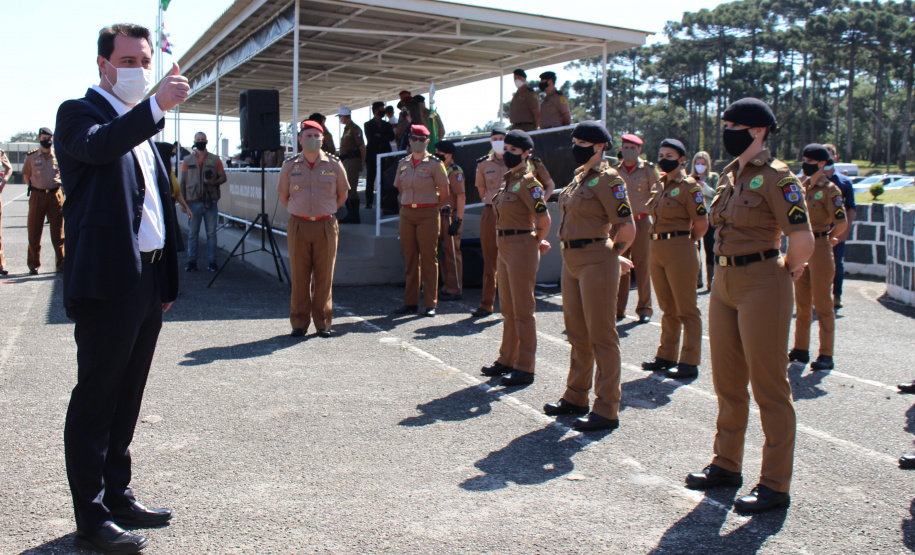 PM forma 47 novos soldados durante solenidade do aniversário de 166 anos