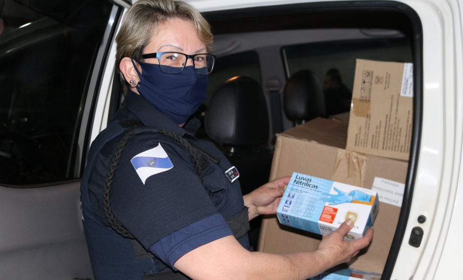 Segurança Pública repassa mais de 134 mil EPIs contra Covid-19 a Guardas Municipais do Paraná