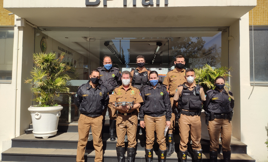 BPTran faz estudo para uso de drone em locais de acidente