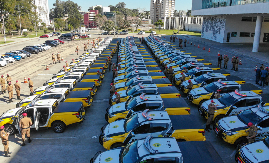 Governo entrega 70 novas viaturas para a Polícia Rodoviária Estadual