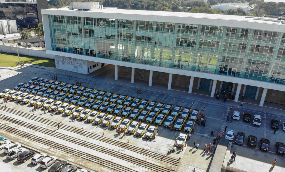 Governo entrega 70 novas viaturas para a Polícia Rodoviária Estadual