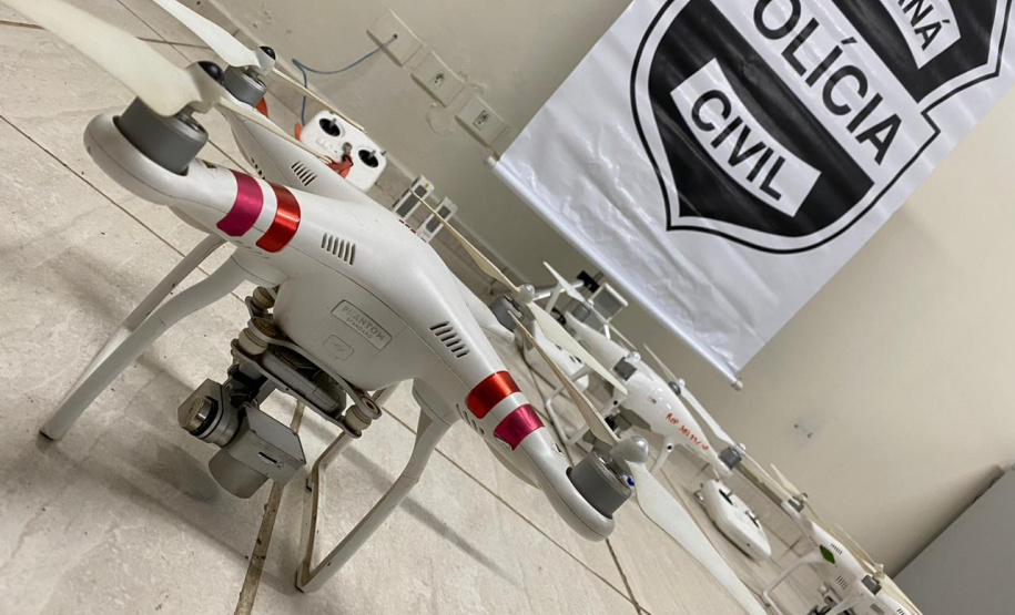 Após passar por perícia, drone passa a reforçar segurança do sistema prisional de Ponta Grossa