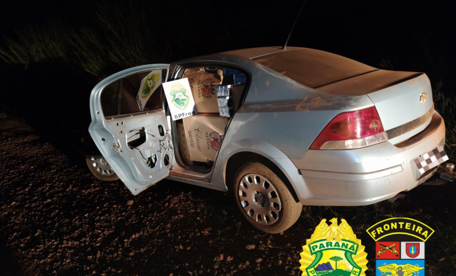 BPFron apreende mais de 400 quilos de maconha e pacotes de cigarros contrabandeados no Oeste do estado