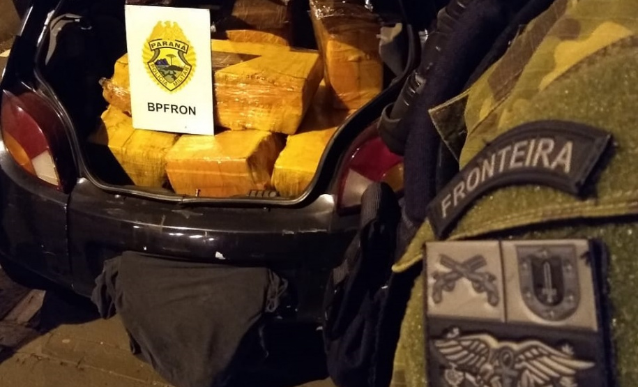 BPFron apreende 268 quilos de maconha durante ação da Operação Hórus no oeste do Paraná