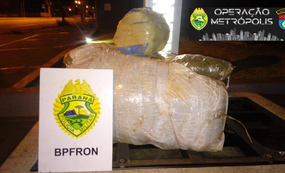 Com a Operação Metrópolis, PM prende 108 pessoas e apreende mais de 400 quilos de maconha