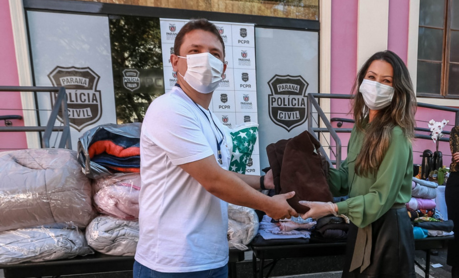 Polícia Civil contribui com a campanha Aquece Paraná