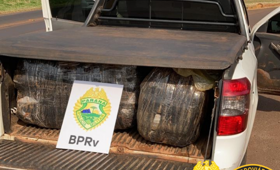 Mais de 150 quilos de maconha são apreendidos pelo BPRv no Oeste e Noroeste do estado