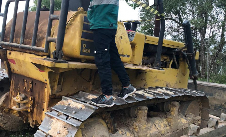 Desmatamento em área de preservação ambiental em Piraquara, na RMC, é flagrado pela PM e por agentes da prefeitura