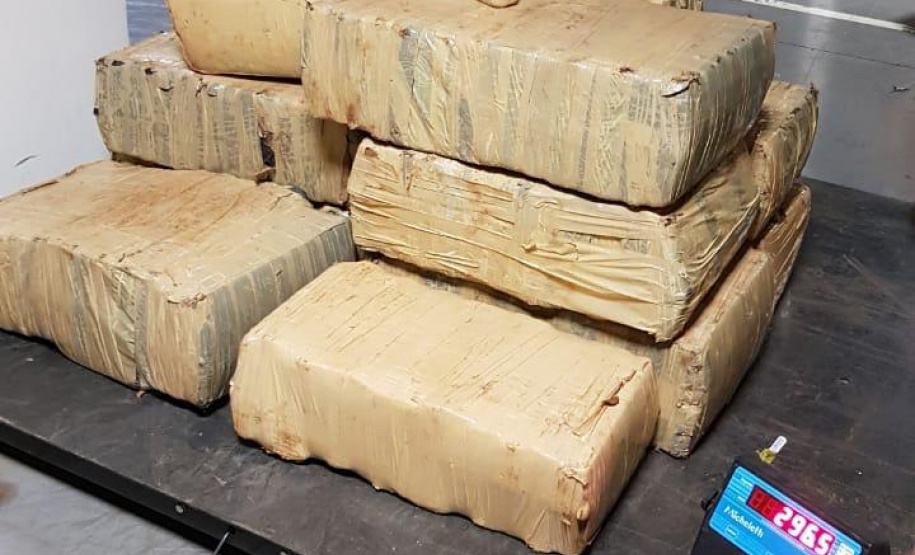 Operação Hórus: PCPR, PMPR e PF apreendem 296 quilos de maconha em Guaíra