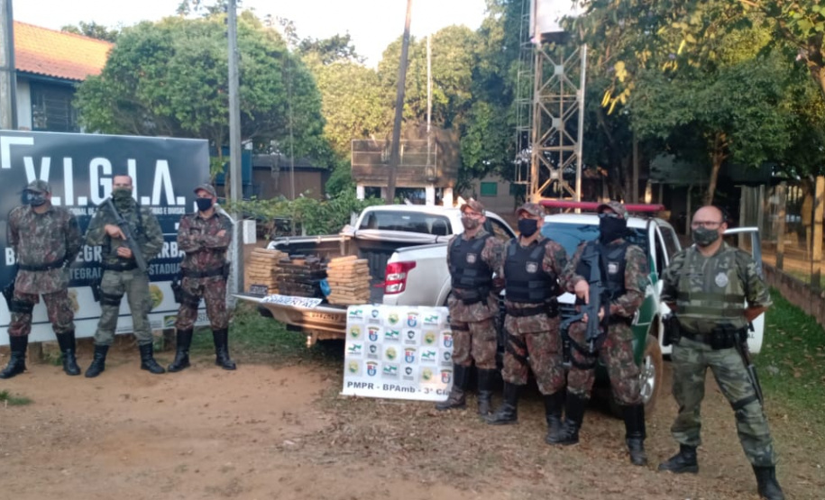 86 quilos de maconha são apreendidos durante a Operação Hórus no Noroeste do estado