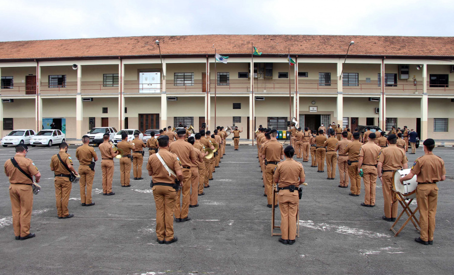 Banda de Música da PM recebe Menção Honrosa da Assembléia Legislativa do Paraná