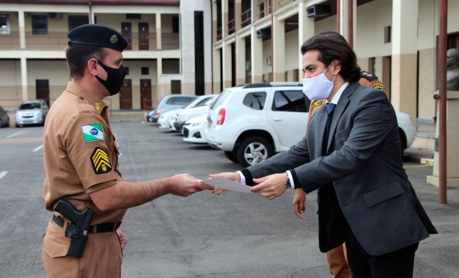 Banda de Música da PM recebe Menção Honrosa da Assembléia Legislativa do Paraná