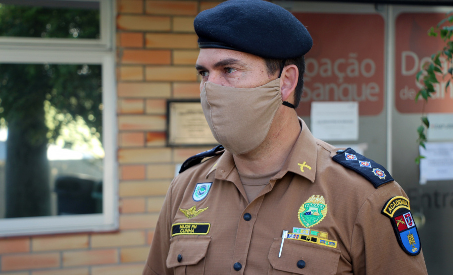 Cadetes da Polícia Militar doam sangue no Hemepar de Curitiba