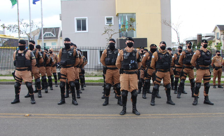 PM inicia operação Saturação com mais de 200 policiais militares no CIC, em Curitiba