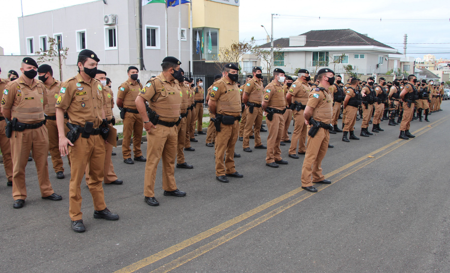 PM inicia operação Saturação com mais de 200 policiais militares no CIC, em Curitiba