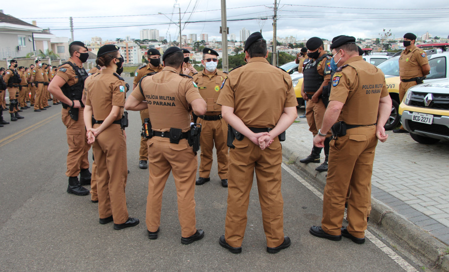 PM inicia operação Saturação com mais de 200 policiais militares no CIC, em Curitiba