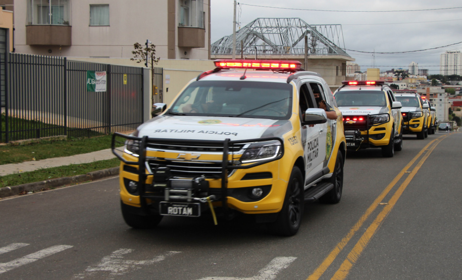 PM inicia operação Saturação com mais de 200 policiais militares no CIC, em Curitiba