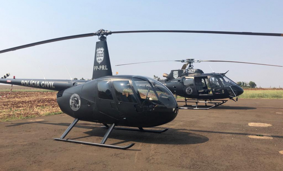 Para intensificar a segurança nas fronteiras, Polícia Civil inaugura base aérea no oeste do Paraná