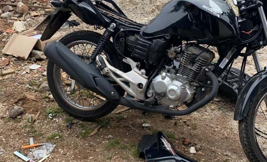 Desmanche com sete motos furtadas é descoberto pelo BPGd em Piraquara, na RMC
