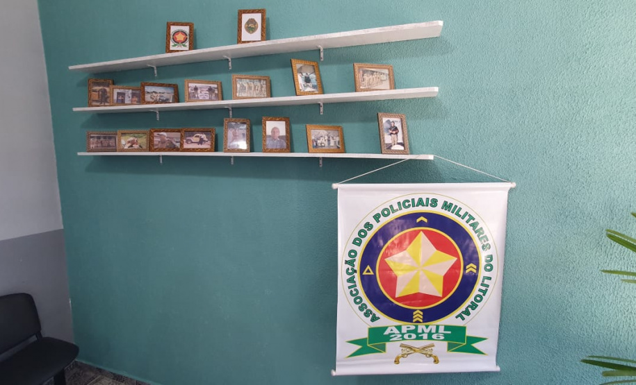 Veteranos da PM do Litoral passam a ter uma sala para atividades dentro de unidade da PM