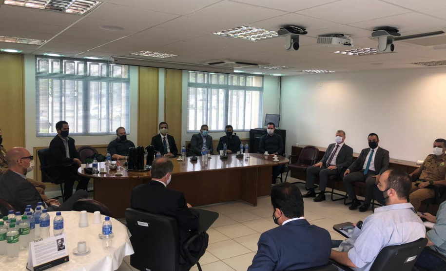 Integrantes da Segurança Pública e do Ministério Público se reúnem em Londrina