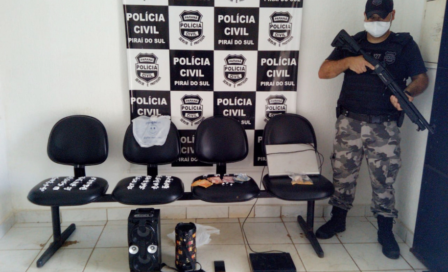 Polícia Civil prende suspeito com 228 pedras de crack em Piraí do Sul