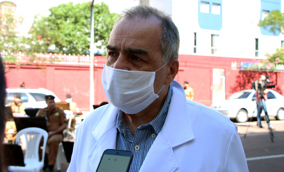 Banda da PM faz apresentação para pacientes do Hospital Pequeno Príncipe em comemoração ao Dia das Crianças