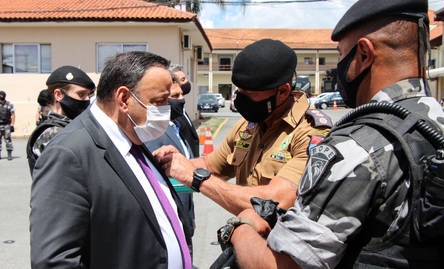 BOPE comemora 10 anos de criação com entrega de medalhas em Curitiba