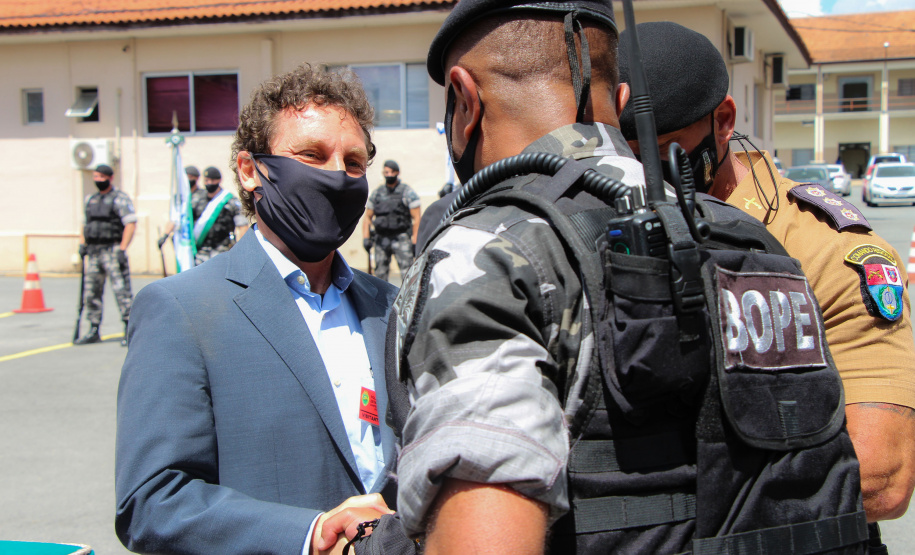 BOPE comemora 10 anos de criação com entrega de medalhas em Curitiba