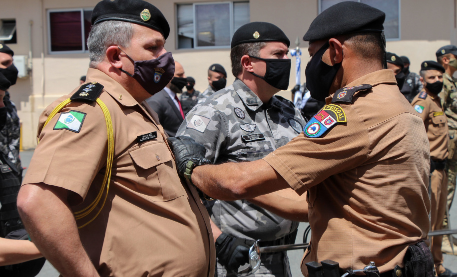 BOPE comemora 10 anos de criação com entrega de medalhas em Curitiba