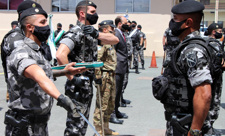 BOPE comemora 10 anos de criação com entrega de medalhas em Curitiba