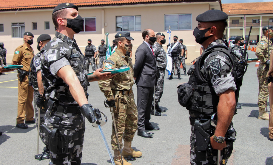 BOPE comemora 10 anos de criação com entrega de medalhas em Curitiba