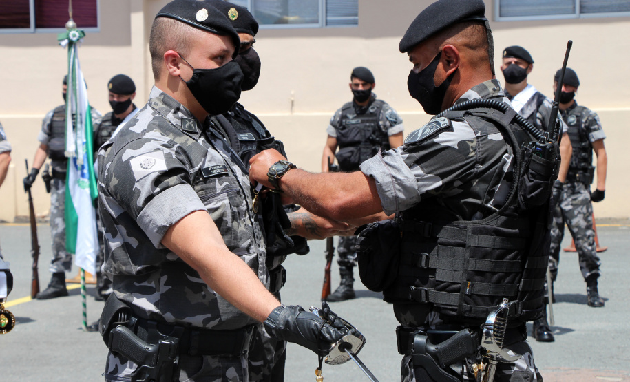 BOPE comemora 10 anos de criação com entrega de medalhas em Curitiba