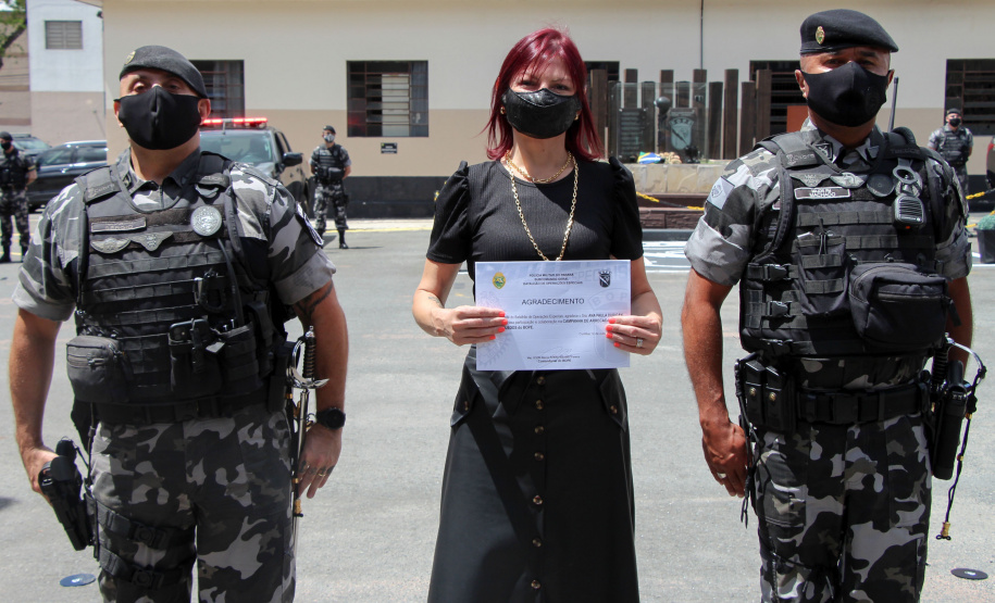 BOPE comemora 10 anos de criação com entrega de medalhas em Curitiba