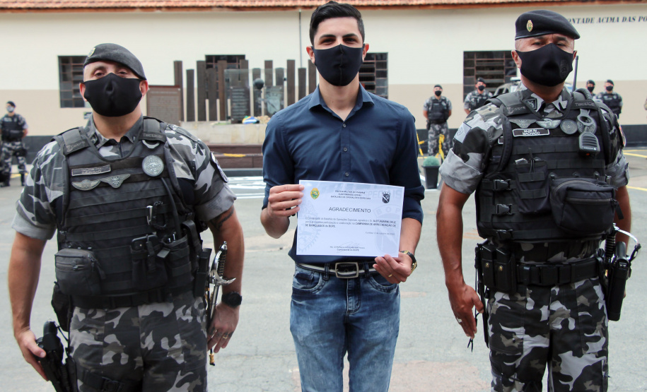 BOPE comemora 10 anos de criação com entrega de medalhas em Curitiba
