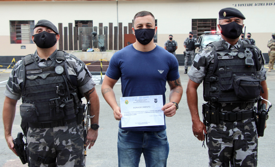 BOPE comemora 10 anos de criação com entrega de medalhas em Curitiba