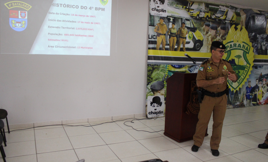 Em Maringá, Secretário da Segurança visita unidades da Polícia Militar e do Corpo de Bombeiros
