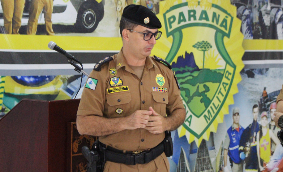Em Maringá, Secretário da Segurança visita unidades da Polícia Militar e do Corpo de Bombeiros