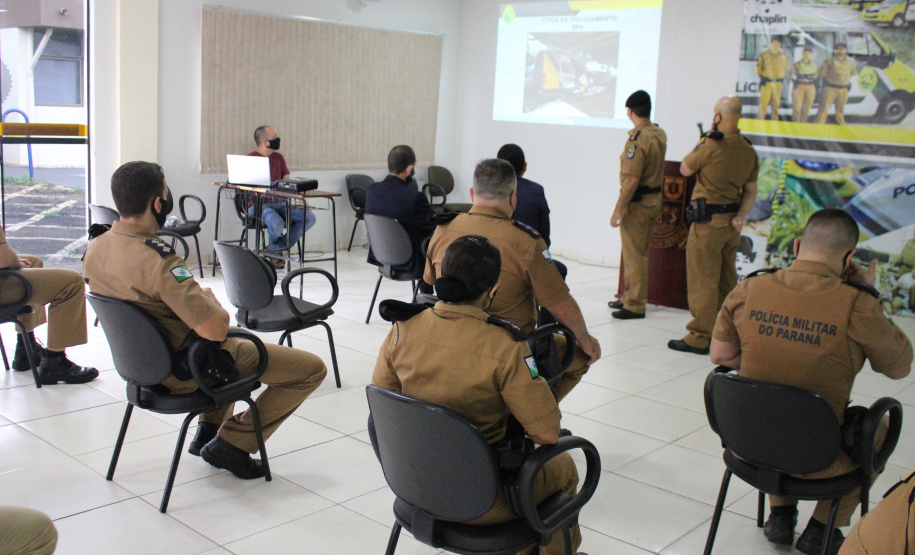 Em Maringá, Secretário da Segurança visita unidades da Polícia Militar e do Corpo de Bombeiros