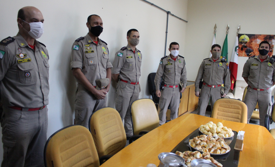 Em Maringá, Secretário da Segurança visita unidades da Polícia Militar e do Corpo de Bombeiros