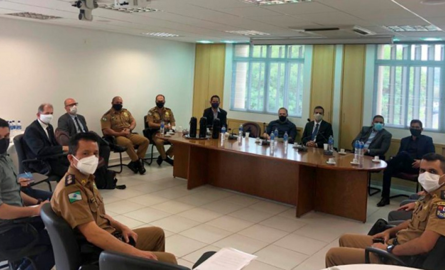 Integrantes da Segurança Pública e do Ministério Público se reúnem em Londrina