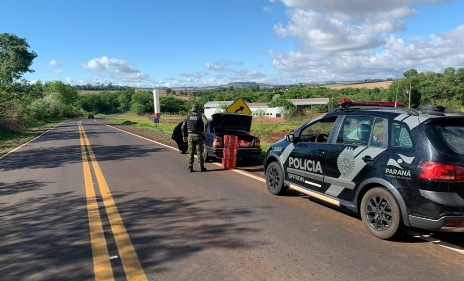 BPFron apreende maconha que iria para Cascavel e carga de agrotóxicos no Oeste do estado