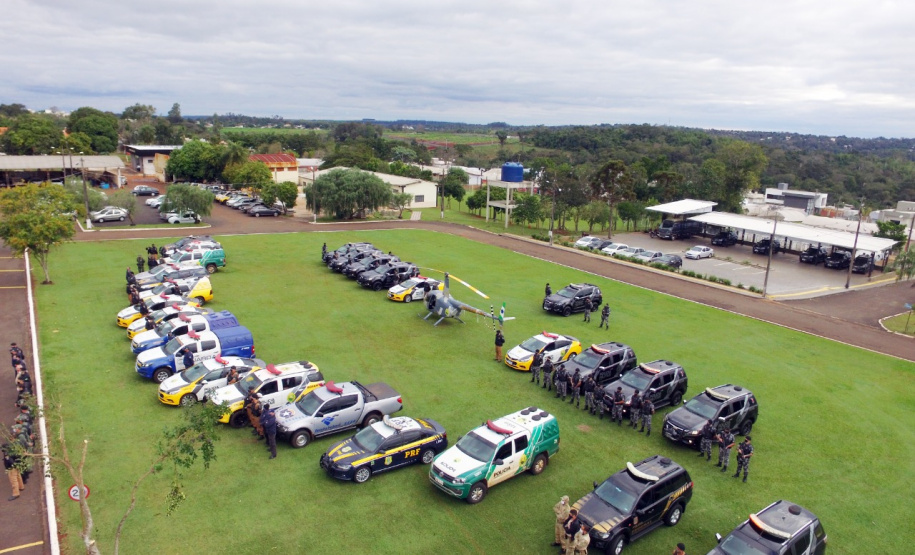 Megaoperação Metrópolis tem apoio aéreo e do Bope nas regiões oeste e sudoeste do Paraná