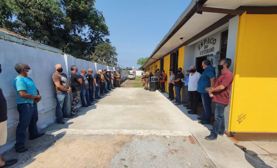 Veteranos da PM do Litoral passam a ter uma sala para atividades dentro de unidade da PM
